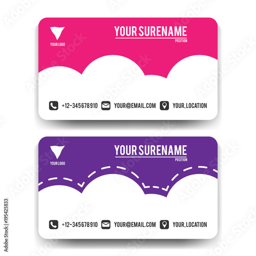 Business Card Template Vector