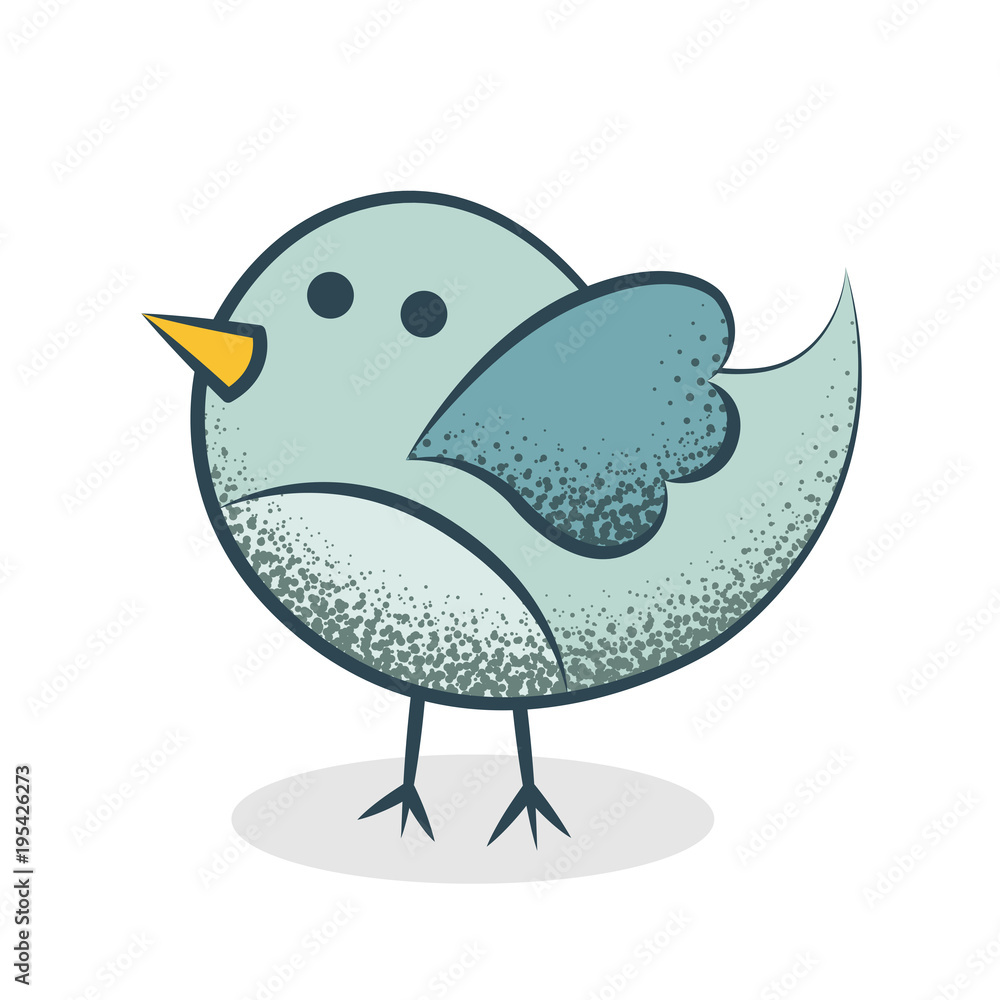 Obraz premium Oiseau dessin