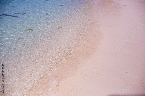 Sea water on the beach for summer background from Tarutao national park, Satun province, Thailand