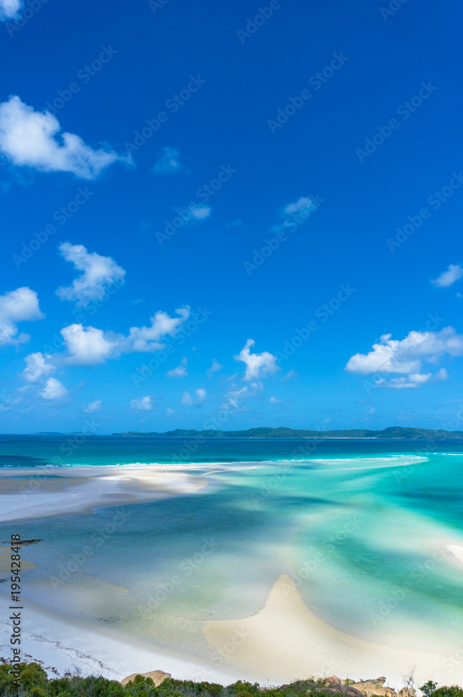 Beautiful tropical beach scenery landscape