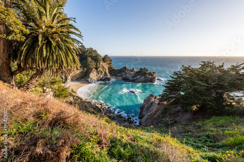 Golden Hour at McWay Falls photo