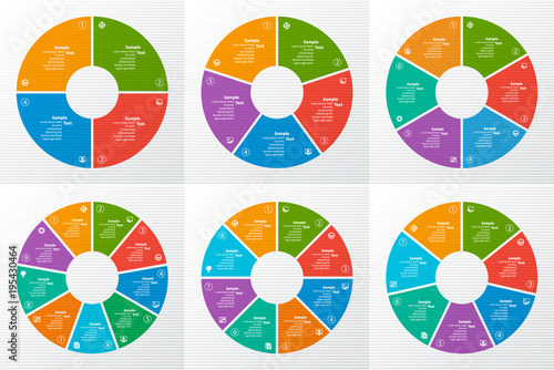 Abstract 3D Paper Infographics