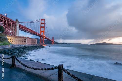 Photography Dawn from Fort Point