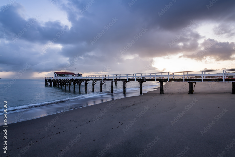 Daybreak over the Crissy Field Beach Pier 