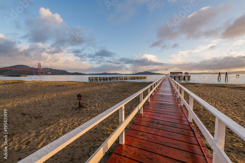 The Golden Gate Bridge and Crissy Field Pier