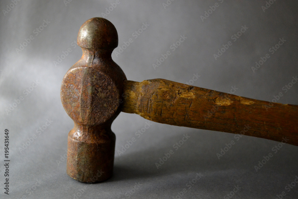 how to draw ball peen hammer/mallet hammer drawing 