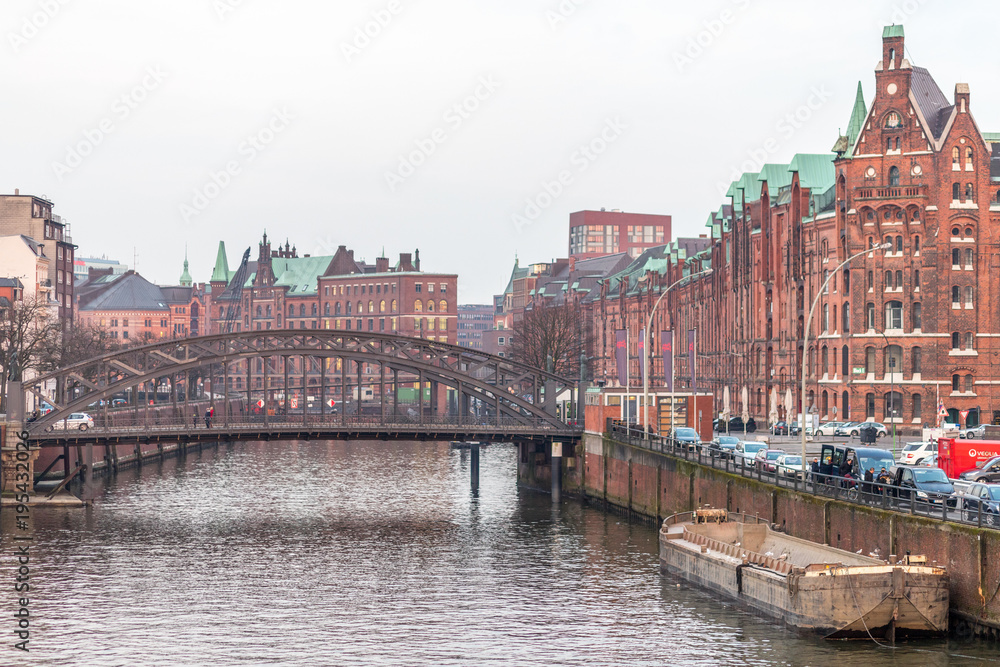Obraz premium Speicherstadt in Hamburg