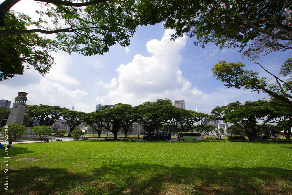 シンガポールの憩いの場であるエスプラネードパーク