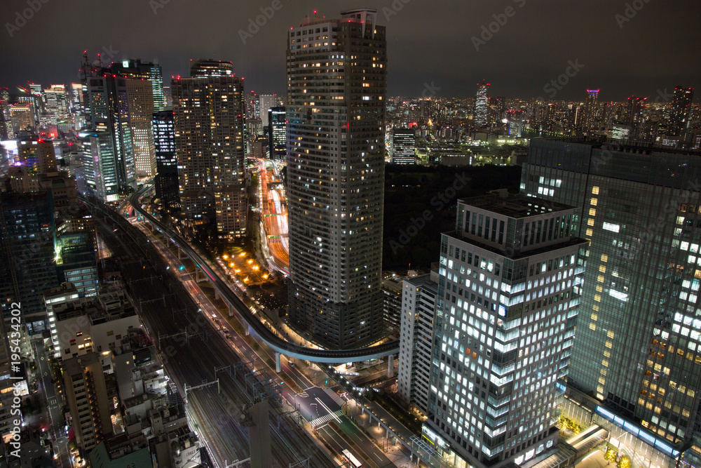 Night view of Tokyo