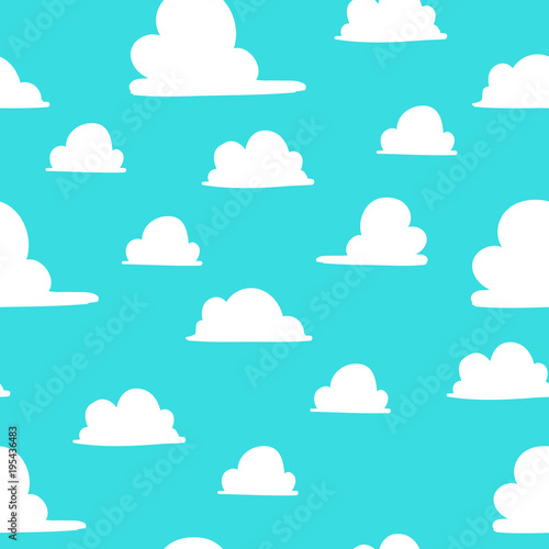cloud seamless pattern