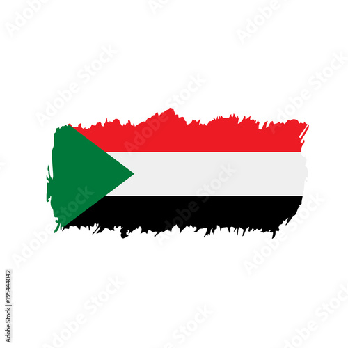 Sudan flag  vector illustration