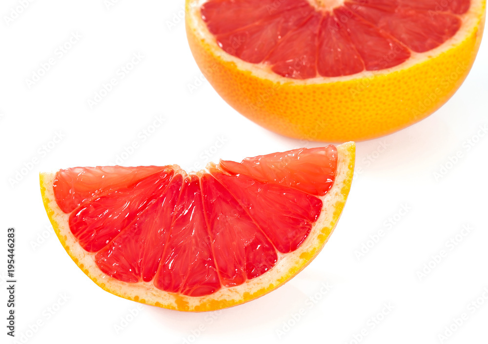 grapefruit isolated on white grapefruit isolated on white