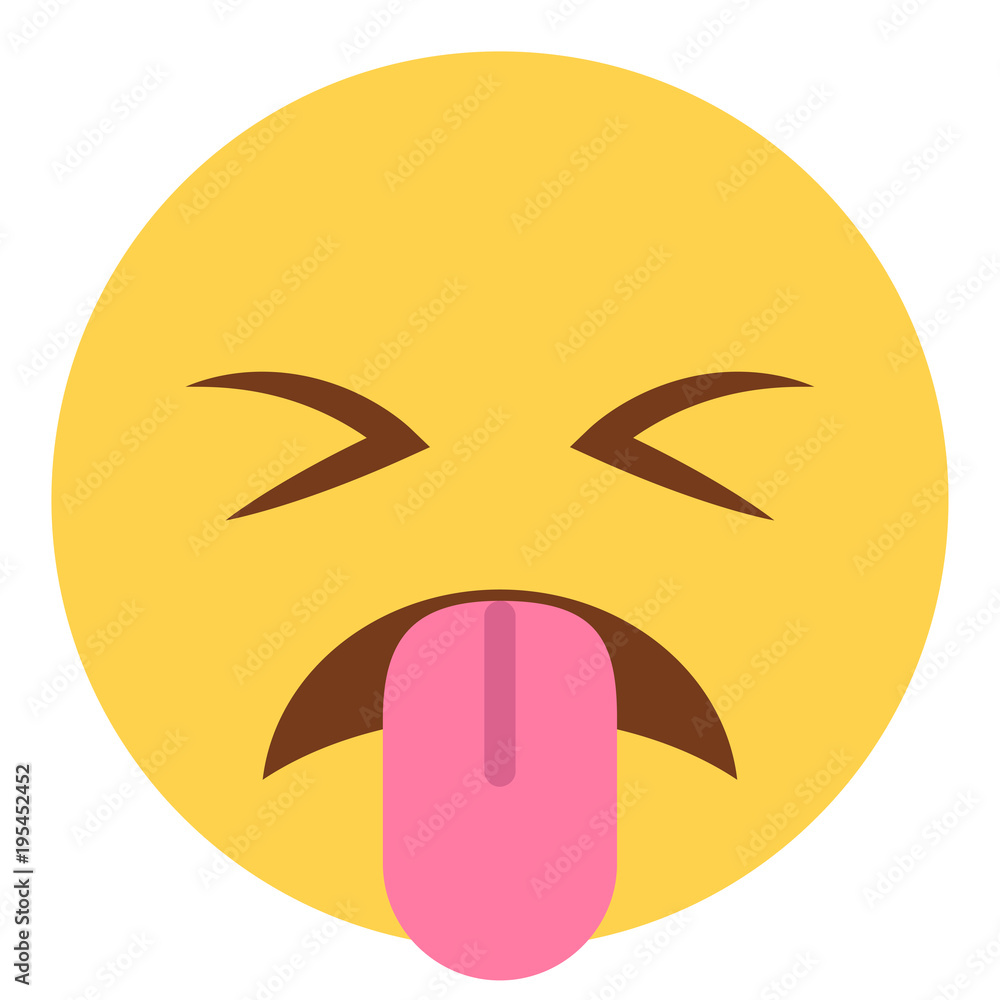 Fototapeta premium Emoji angewidert