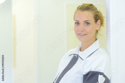 Portrait of female decorator