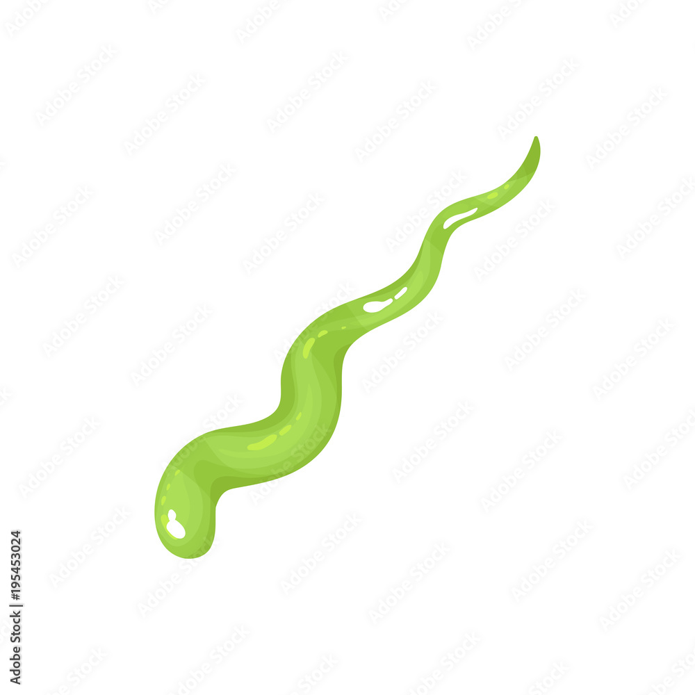 Spilled strip of green guacamole or wasabi sauce. Dishes component. Related to cuisine theme. Flat vector element for restaurant or cafe menu decoration, recipe book Spilled strip of green guacamole or wasabi sauce. Dishes component. Related to cuisine theme. Flat vector element for restaurant or cafe menu decoration, recipe book
