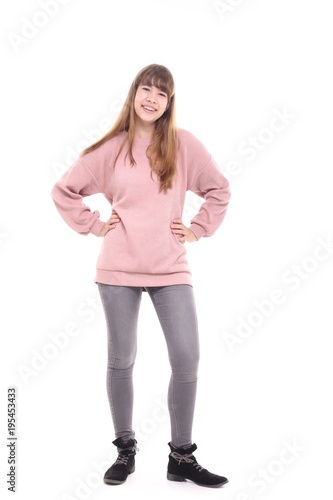 Caucasian female teenager