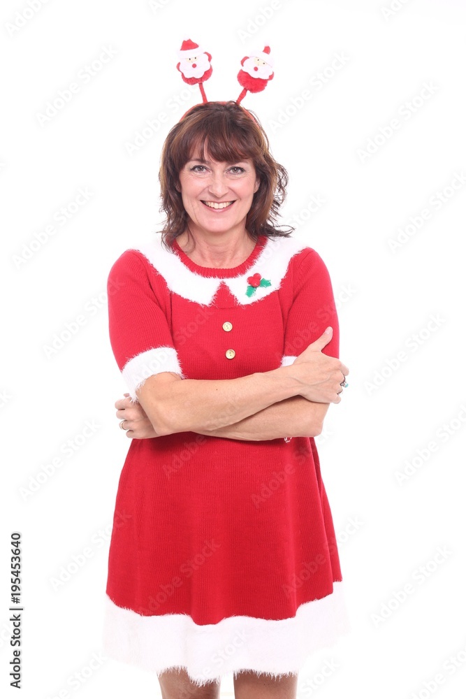 Christmas woman Christmas woman