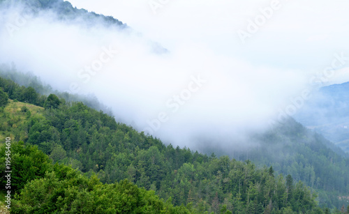 Fog in the mountains