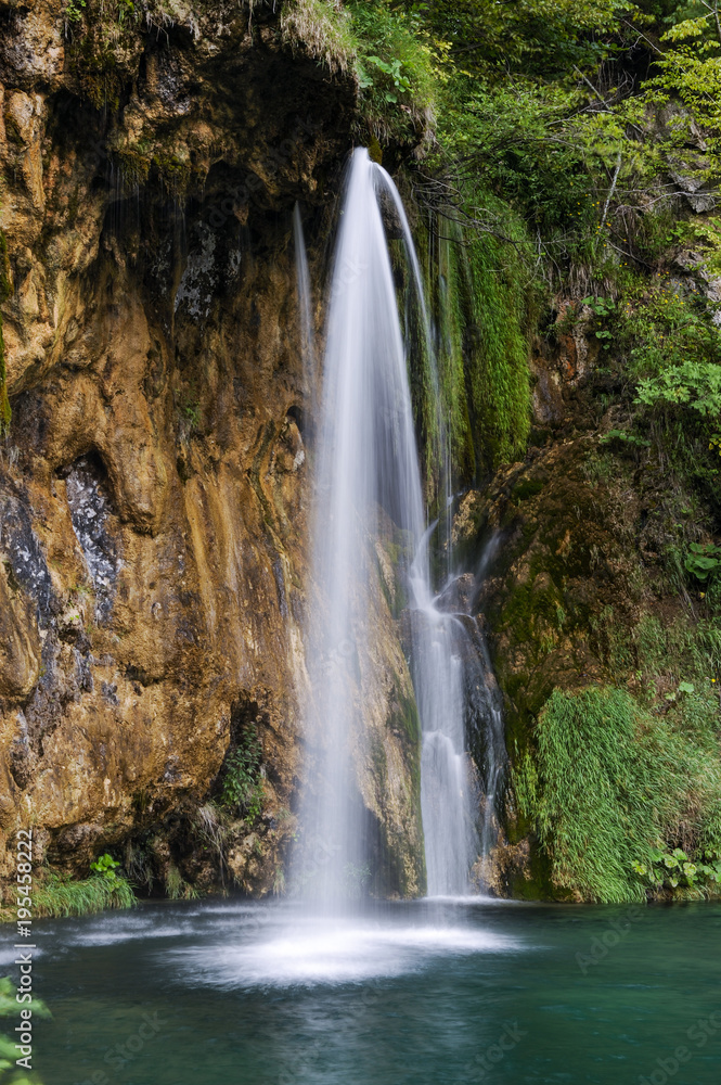 Obraz premium Landscape image of the Plitvice Lakes national park
