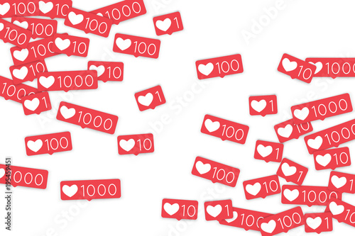 Social media counters.