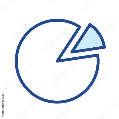 Tortendiagramm Vector Icon