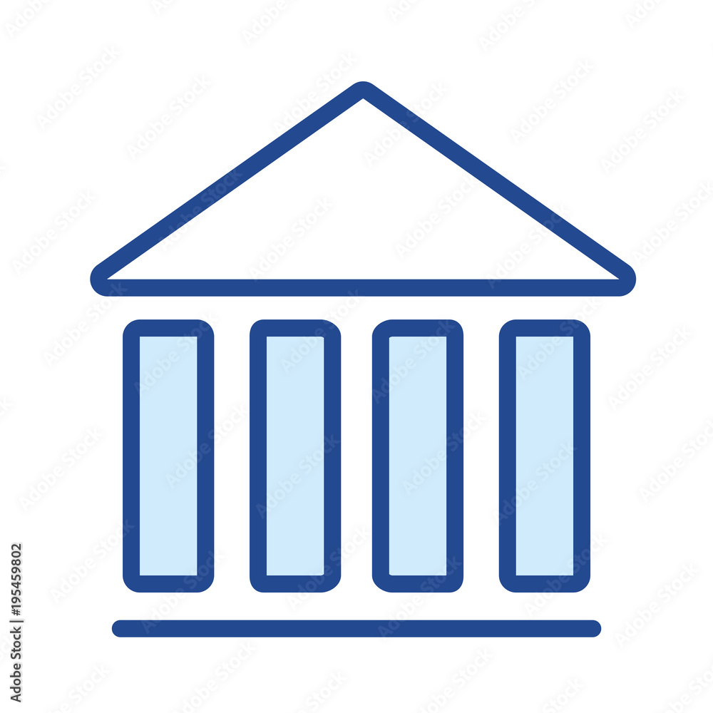 Bank Vector Icon Bank Vector Icon