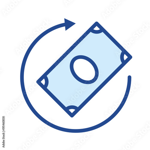Geldfluss Vector Icon