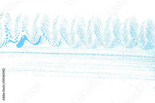 Natural soap texture. Alluring light blue foam trace background. Artistic magnificent soap suds. Cleanliness, cleanness, purity concept. Vector illustration.