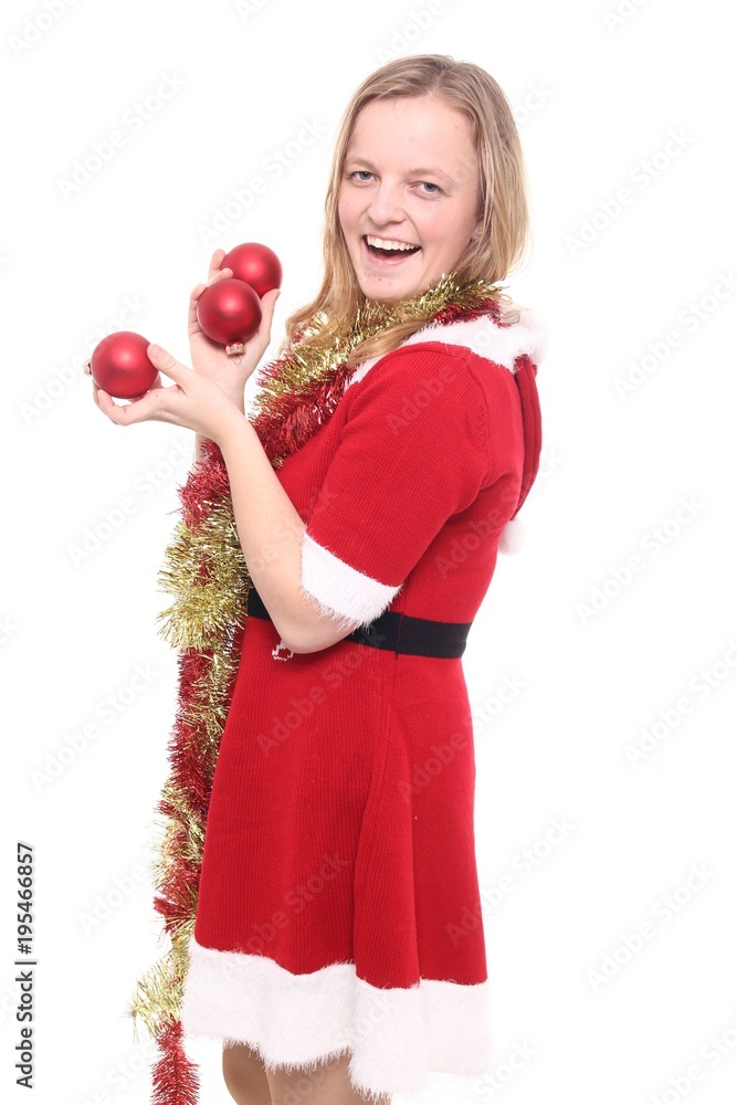 Christmas woman Christmas woman