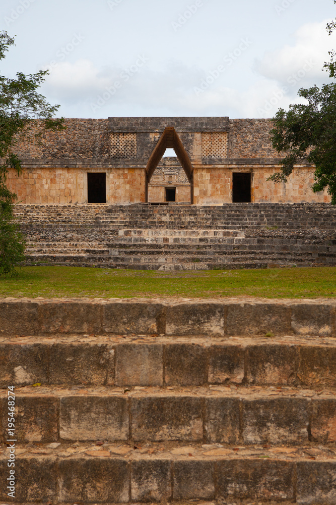 Majestic ruins Maya city in Uxmal,Mexico. Majestic ruins Maya city in Uxmal,Mexico.