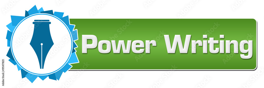 Power Writing Blue Green Random Shapes Circle Bar Power Writing Blue Green Random Shapes Circle Bar