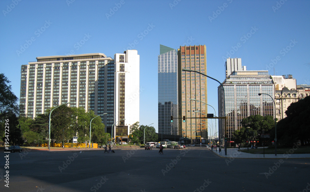 High-rise buildings in the city of Buenos Aires