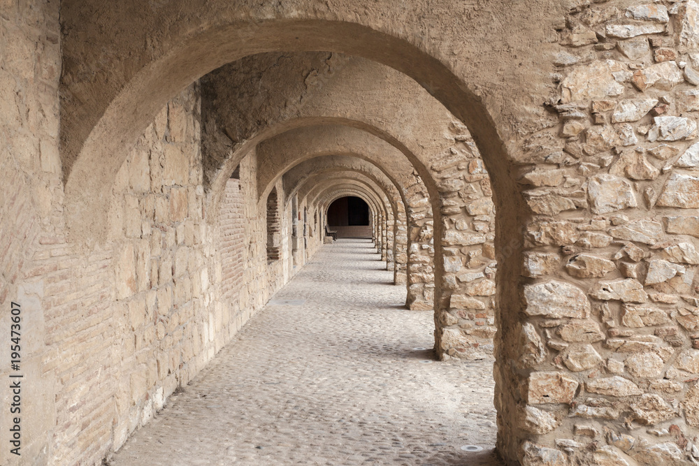  Fort de Salses, catalan fortress, historic monument, Salses, Pyrenees-orientales, Occitanie.France.
