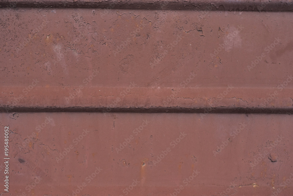Metal red texture. Old metal profile. Metal red texture. Old metal profile.