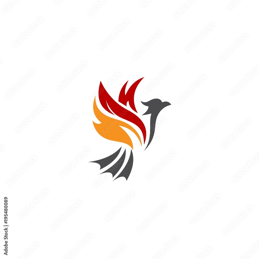 Fototapeta premium Bird red color