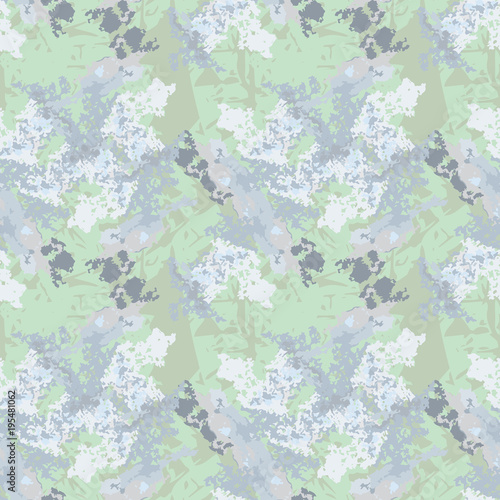 Light blue and mentol green urban UFO winter camouflage
