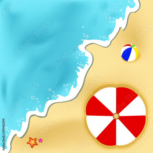 Sommerurlaub, Strand, Meer