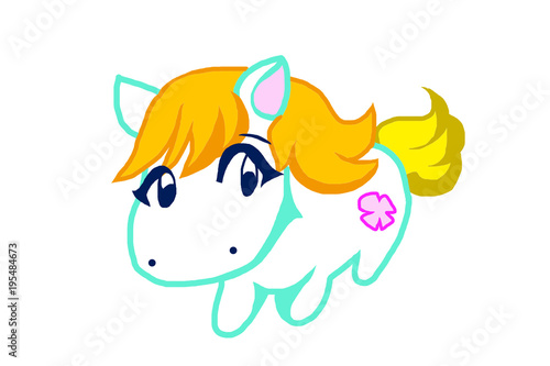 かわいい白馬 Stock イラスト Adobe Stock かわいい白馬 Stock イラスト Adobe Stock