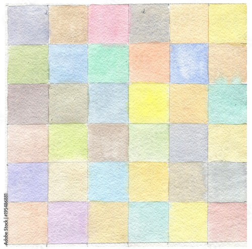 watercolor background, texture, squares