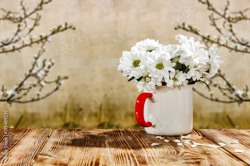 desk of spring time 