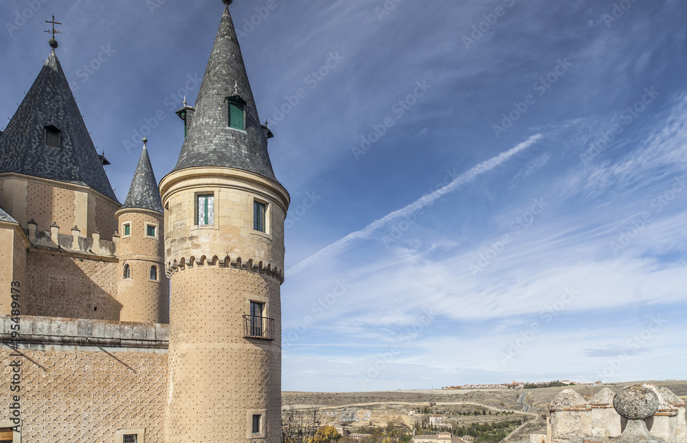 Alcazar of Segovia, castle, Castilla-Leon,Spain.