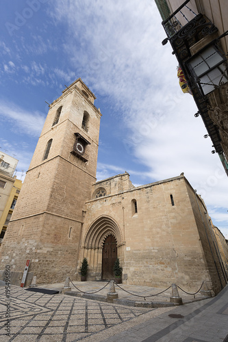 Orihuela Cathedral in the province of Alicante, Spain.