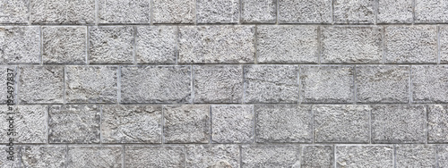 Perfekte Granitmauer