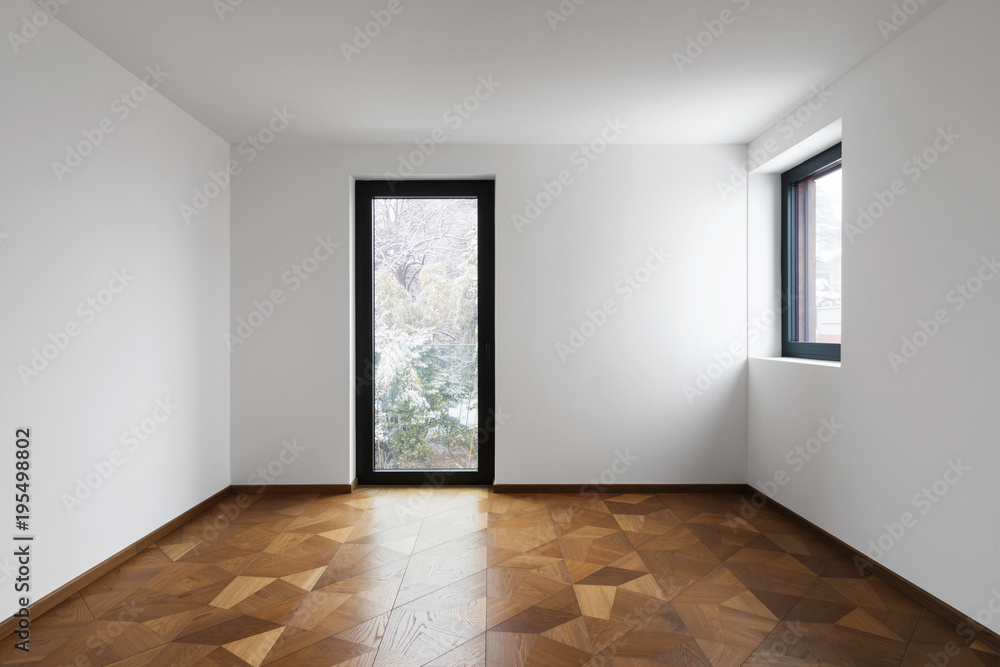 Empty room with window Empty room with window