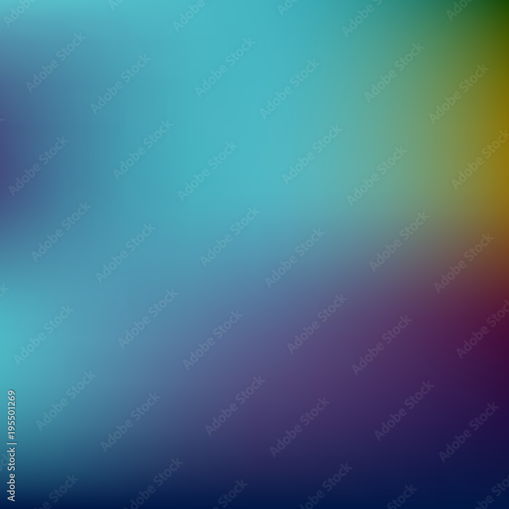 Obraz premium Abstract square gradient blurred background. Easy editable colorful mesh graphic design template.