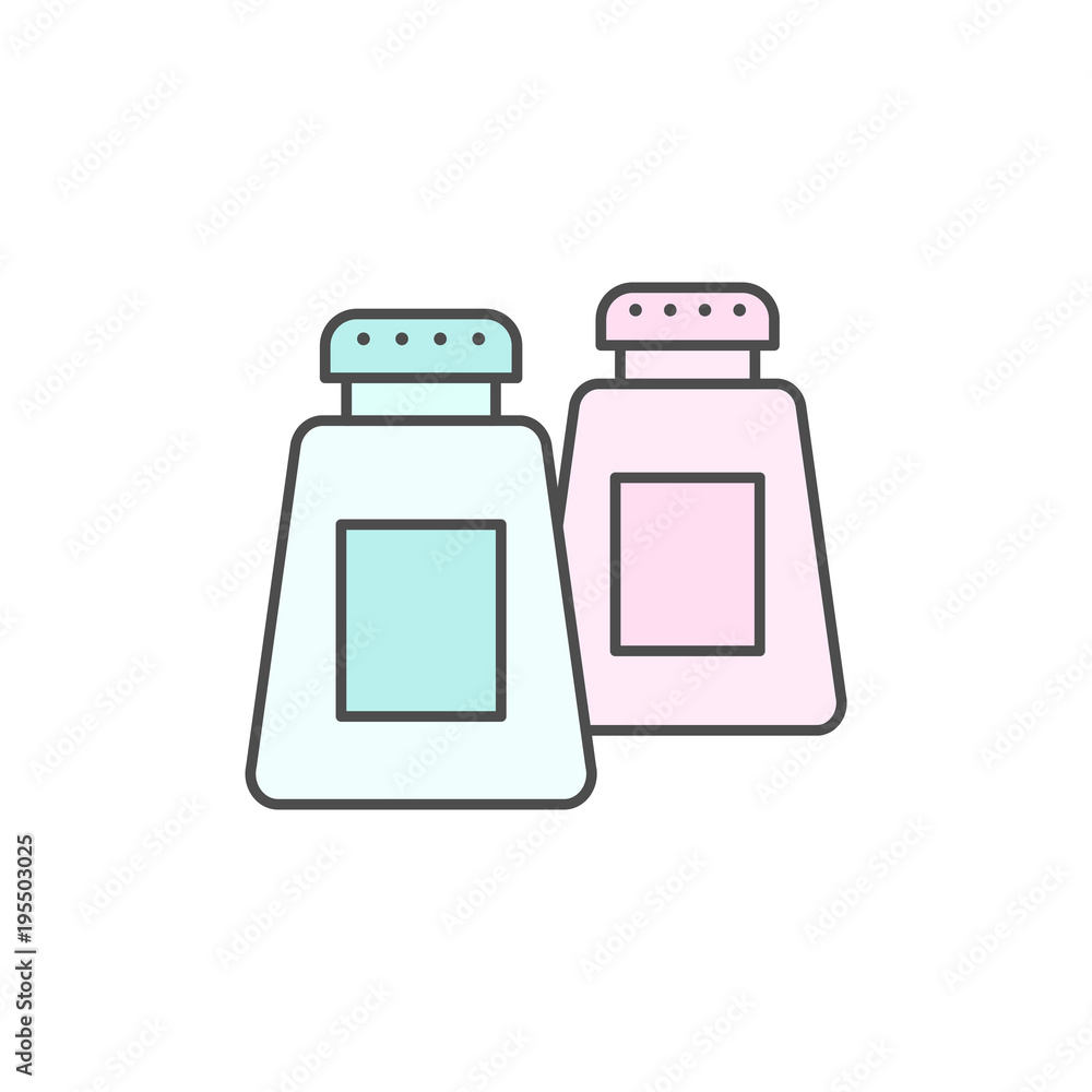 Salt, spice, pepper Container Jar icon. Kitchen appliances for cooking Illustration. Simple thin line style symbol. Salt, spice, pepper Container Jar icon. Kitchen appliances for cooking Illustration. Simple thin line style symbol.