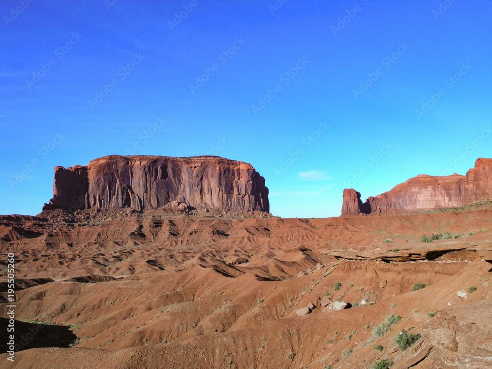 Monument Valley on Utah and Arizona border  