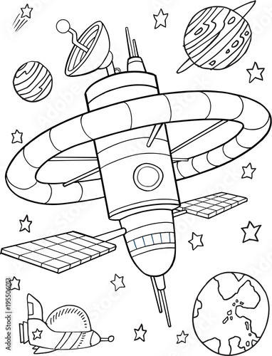 Space Vector Illustration Art