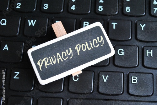 Privacy policy concept