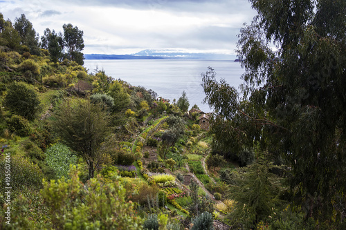 Isla del Sol on lake Titica...